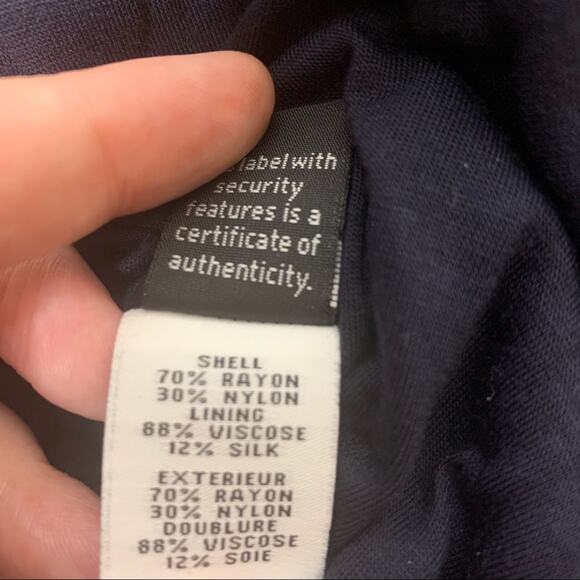 Diane Von Furstenberg Zarita lace dress navy blue sz 6 - Picture 7 of 9